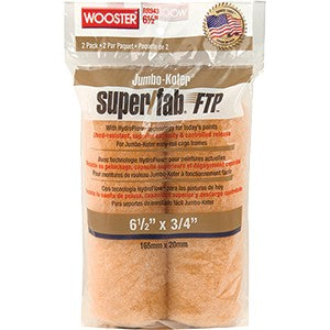 Wooster Super/Fab FTP Jumbo-Koter Roller Cover 2 Pack