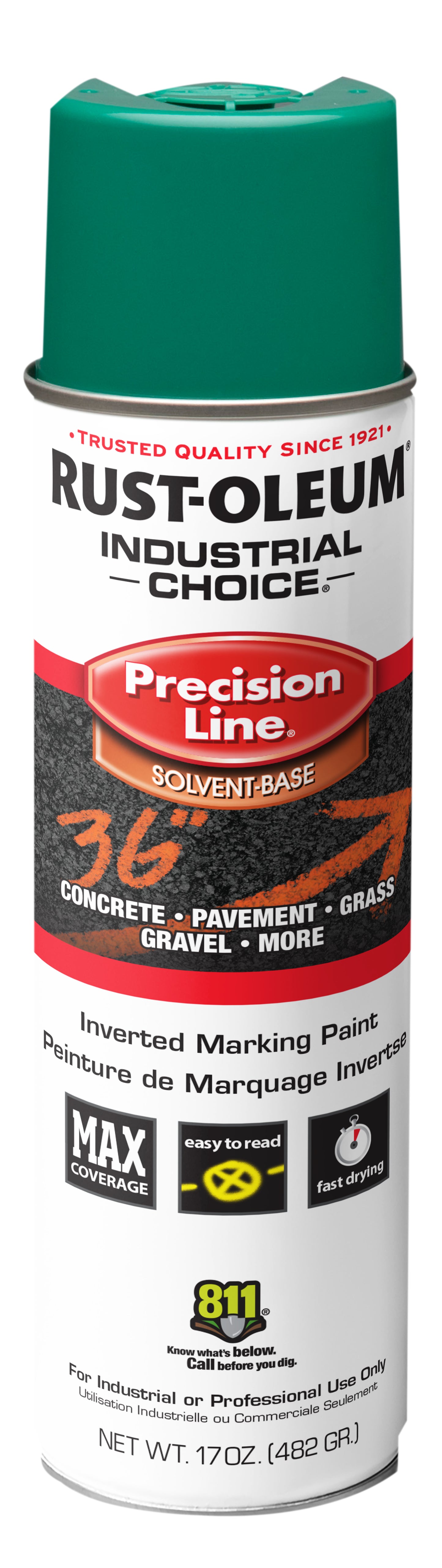 Rust-Oleum INDUSTRIAL CHOICE M1600 System SB Precision Line Marking Paint 17oz