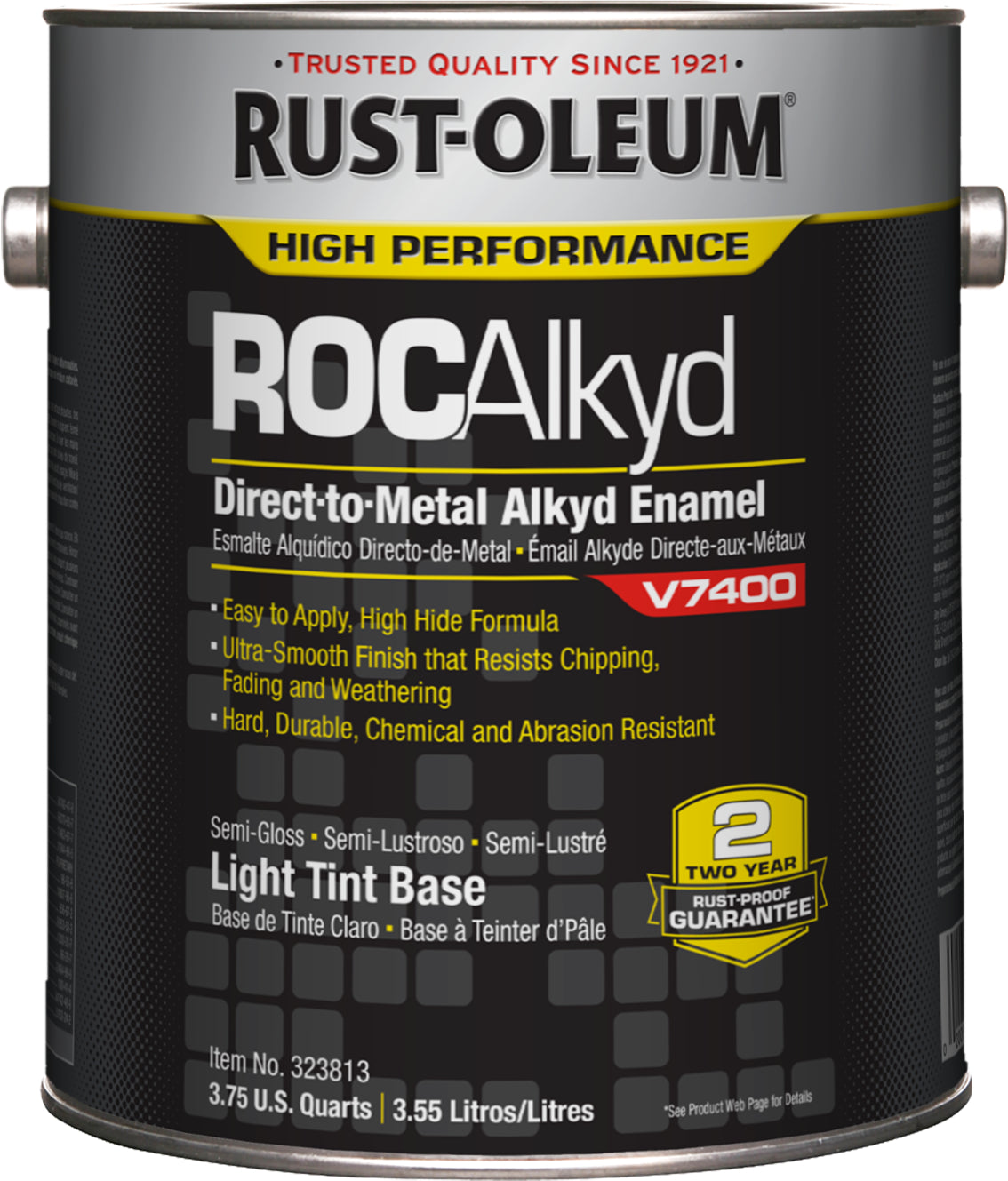 Rust-Oleum ROCAlkyd Direct-to-Metal Alkyd Enamel V7400 Semi-Gloss
