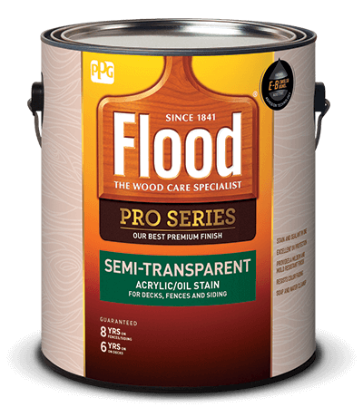 FLOOD® PRO Exterior Semi-Transparent Acrylic/Oil Stain 250 VOC