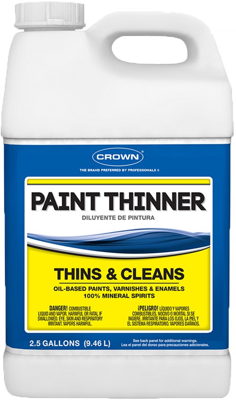 Crown Paint Thinner - Plastic Container