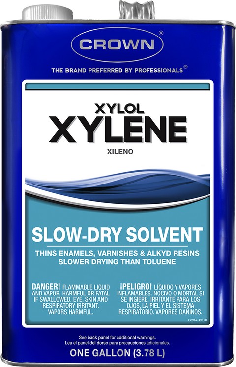 Crown Xylene Slow-Dry Solvent