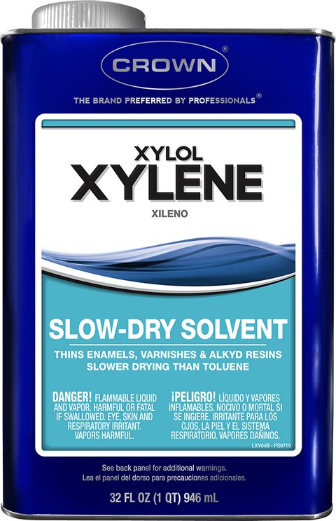 Crown Xylene Slow-Dry Solvent