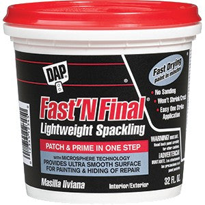 Dap Fast'N Final Lightweight Spackling