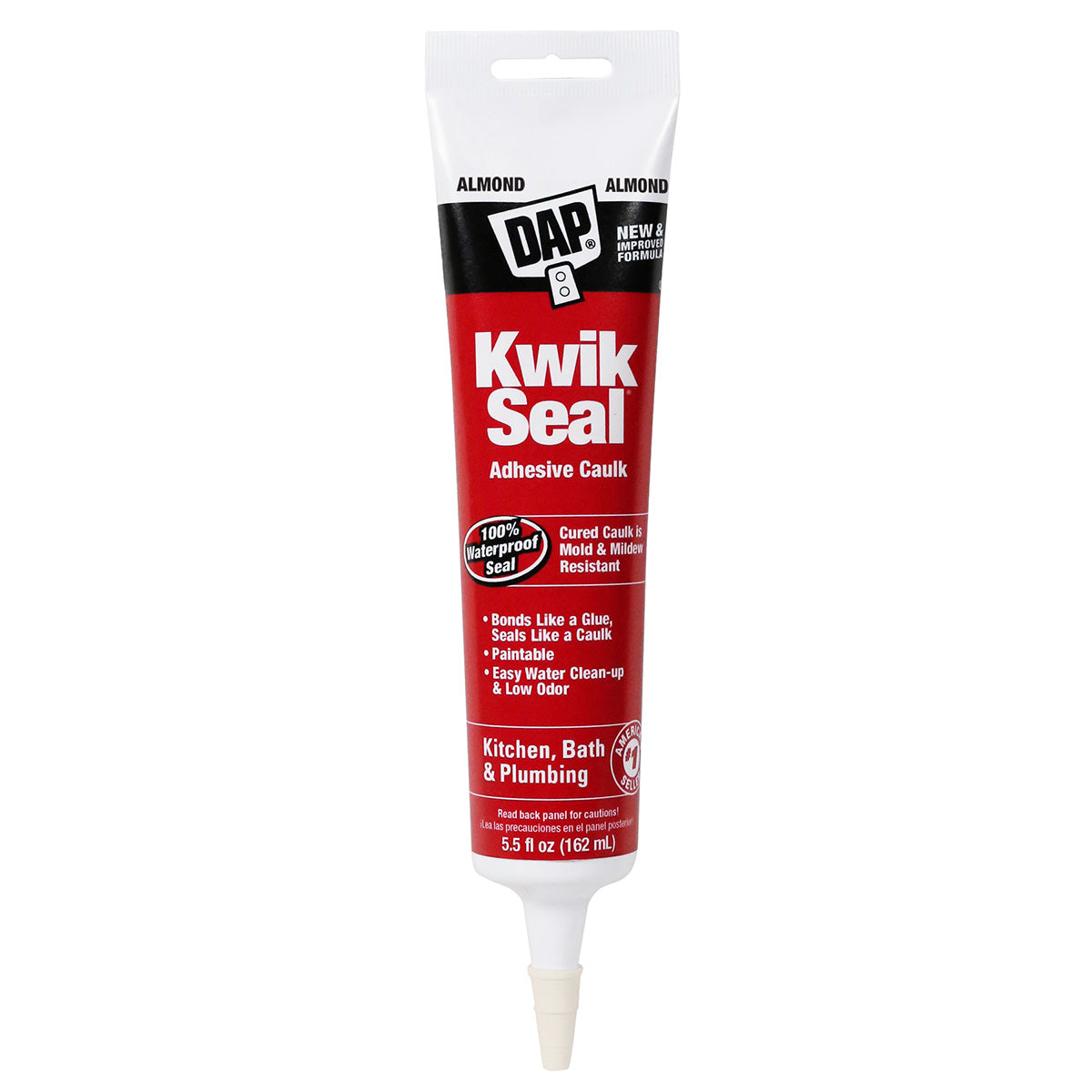 DAP Kwik Seal Kitchen & Bath Adhesive Caulk 5.5 oz.