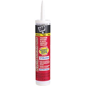 DAP Kwik Seal Plus Kitchen & Bath Adhesive Sealant