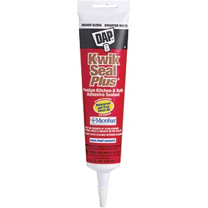 DAP Kwik Seal Plus Kitchen & Bath Adhesive Sealant