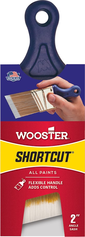 Wooster 2" Firm Nylon Angle Sash Shortcut Paint Brush