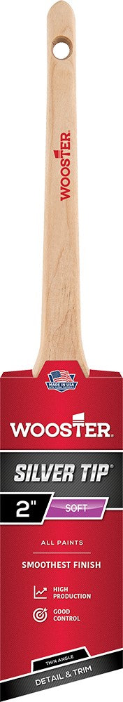 Wooster Silver Tip Thin Angle Sash Paint Brush