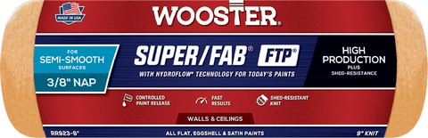 Wooster 9" Super/Fab FTP Roller Cover