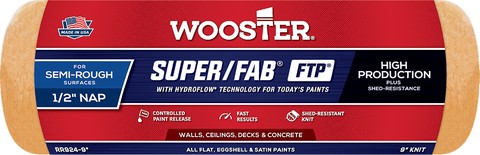 Wooster 9" Super/Fab FTP Roller Cover