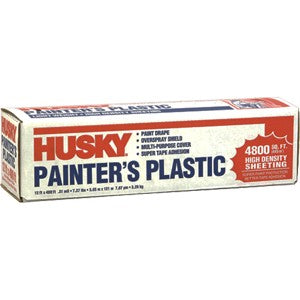 Poly-America .31mil High Density Clear Painter's Plastic