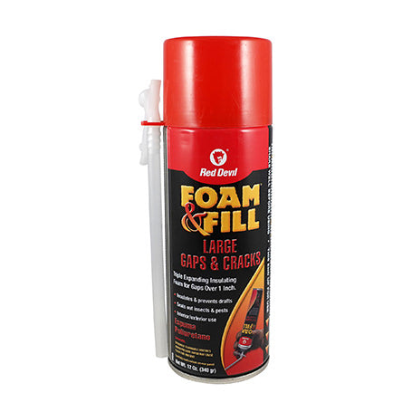 Red Devil Foam & Fill® Expanding Polyurethane Sealant 12 Oz.