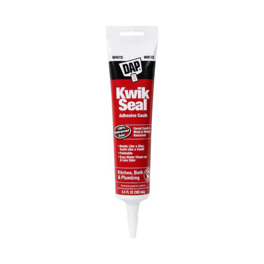 DAP Kwik Seal Kitchen & Bath Adhesive Caulk 5.5 oz.