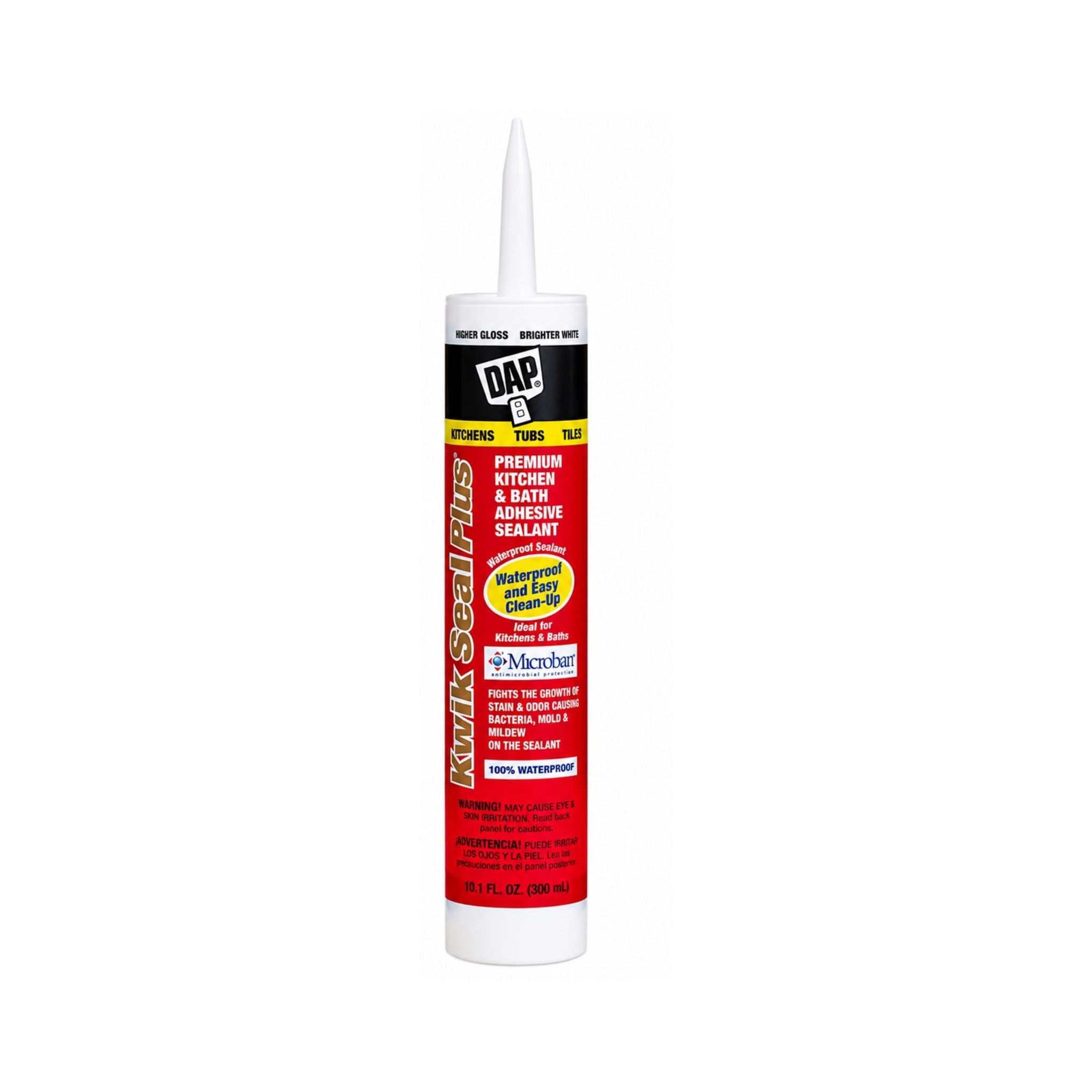 DAP Kwik Seal Plus Kitchen & Bath Adhesive Sealant