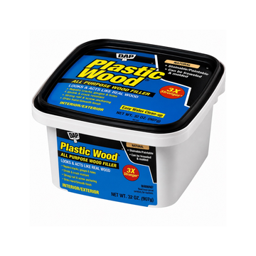DAP Natural Plastic Wood Latex All Purpose Wood Filler 32oz
