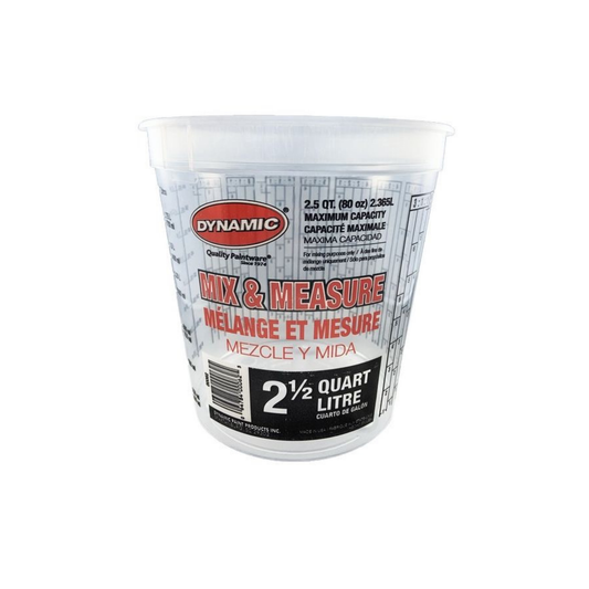 Dynamic Disposable Mix and Measure Cup Plus Ratios