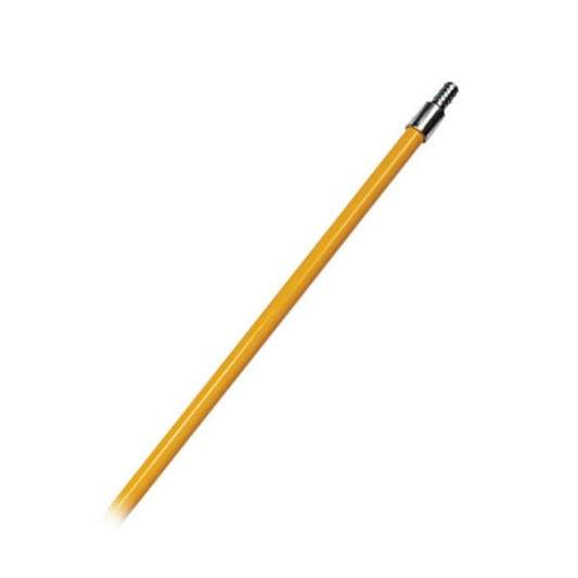 Dynamic Yellow Fiberglass Extension Pole w/Metal Threaded Tip