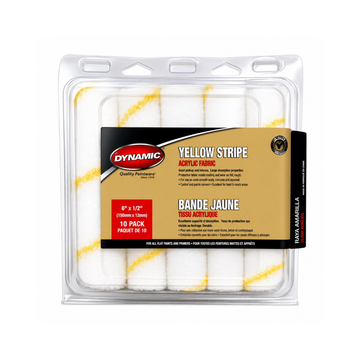 Dynamic Yellow Stripe 6"x1/2" Mini Roller Cover