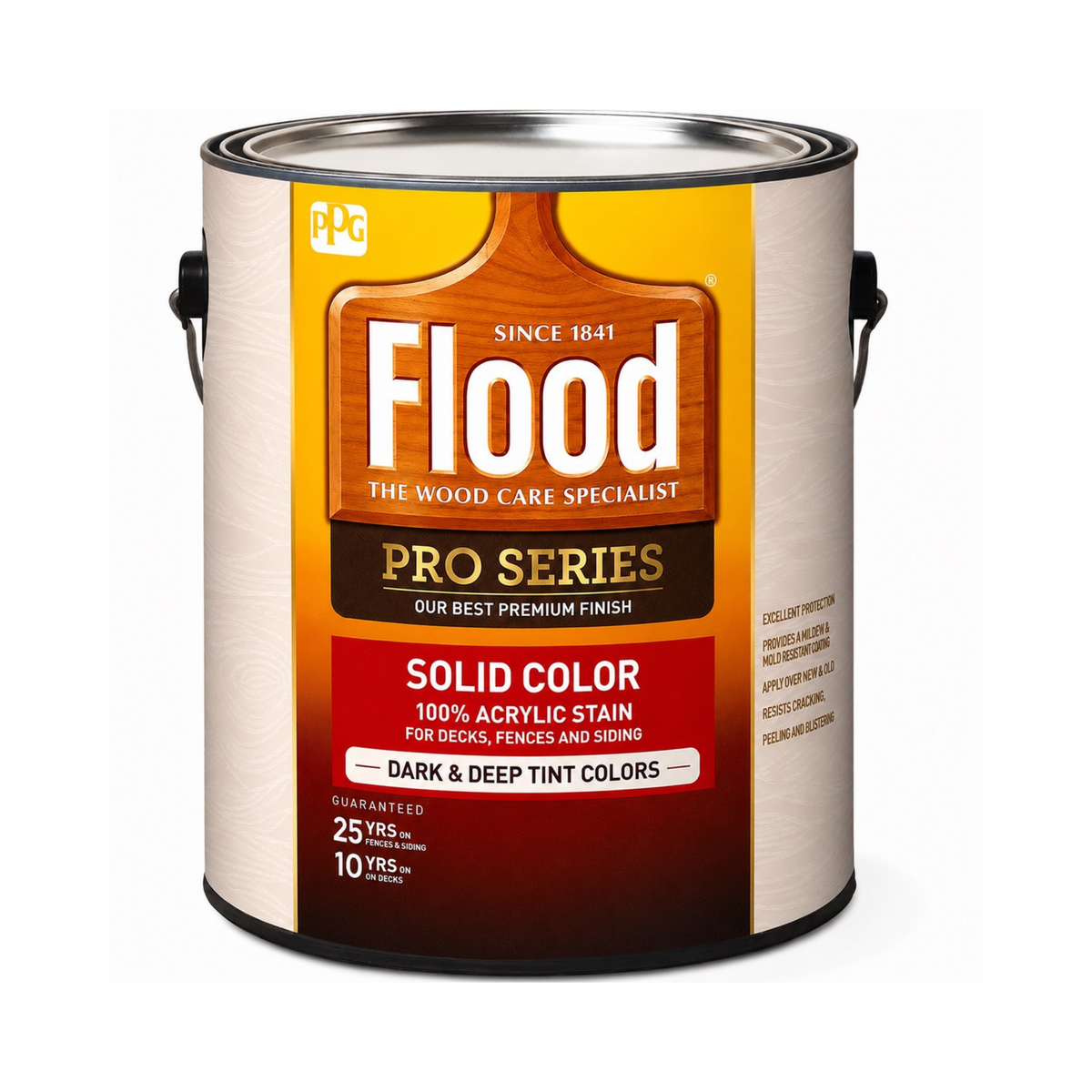FLOOD® PRO Exterior 100% Acrylic Solid Stain