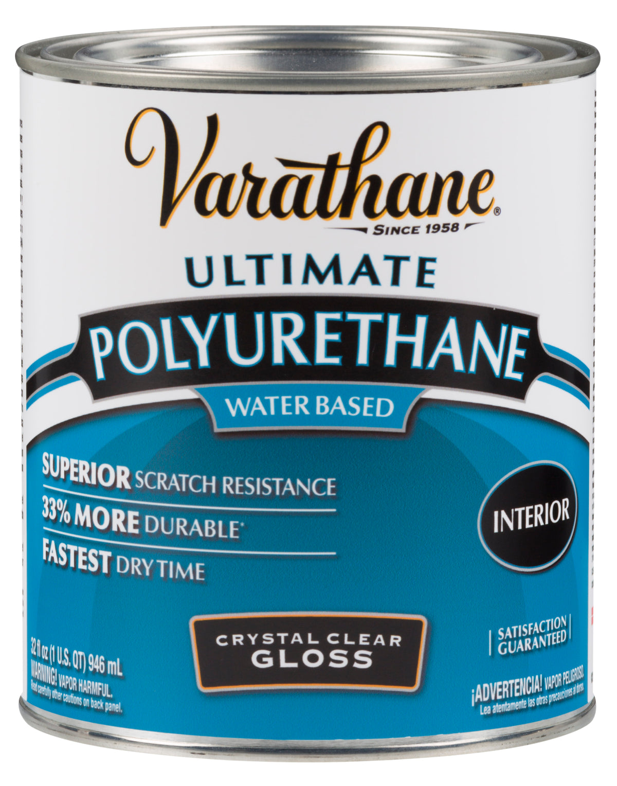 Varathane Ultimate Water-Based Polyurethane – Crystal Clear Finish