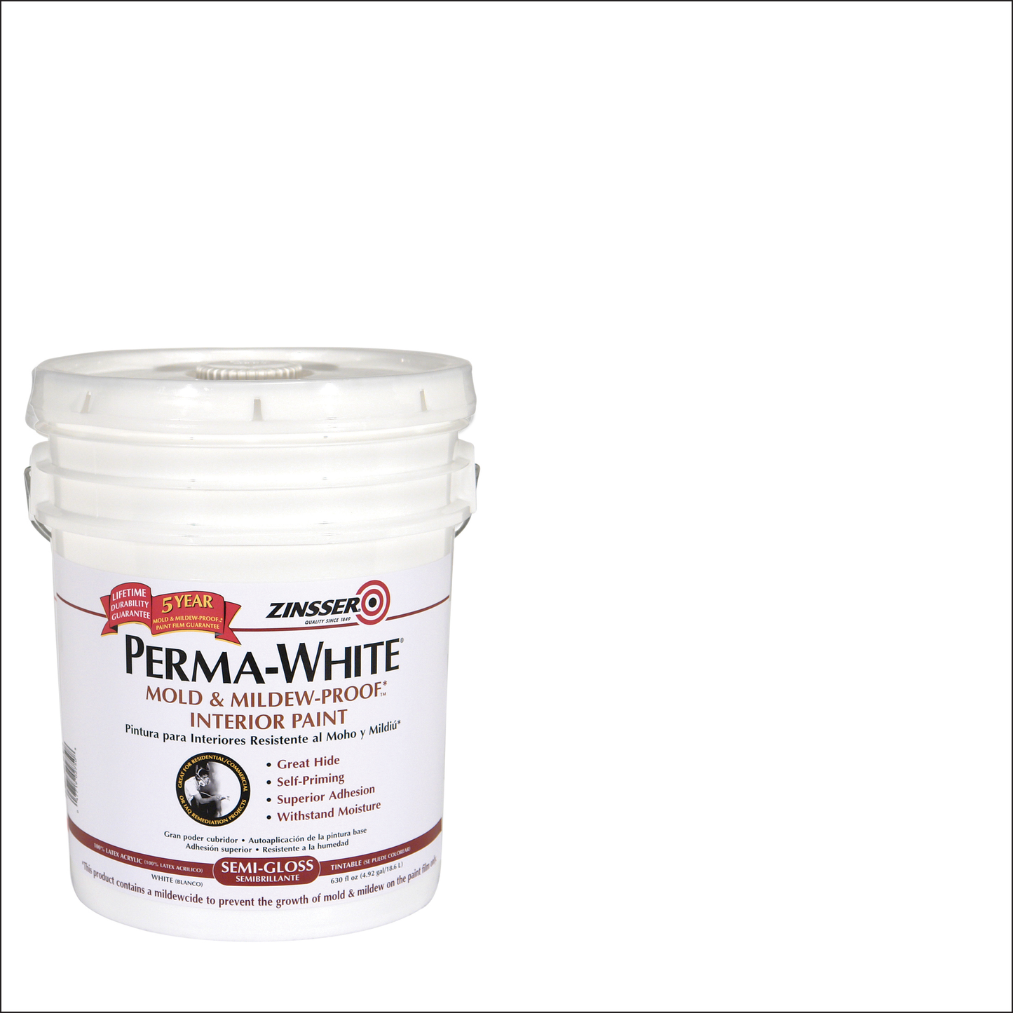 ZINSSER® PERMA-WHITE® Mold & Mildew-Proof Interior Paint
