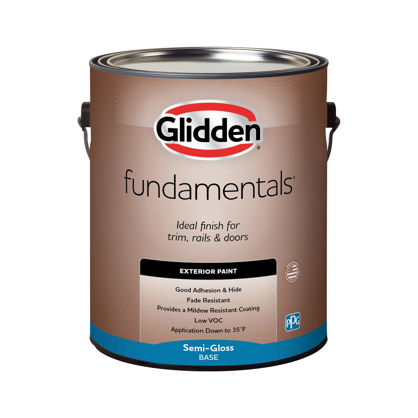Glidden® Fundamentals™ Exterior Semi-Gloss Paint