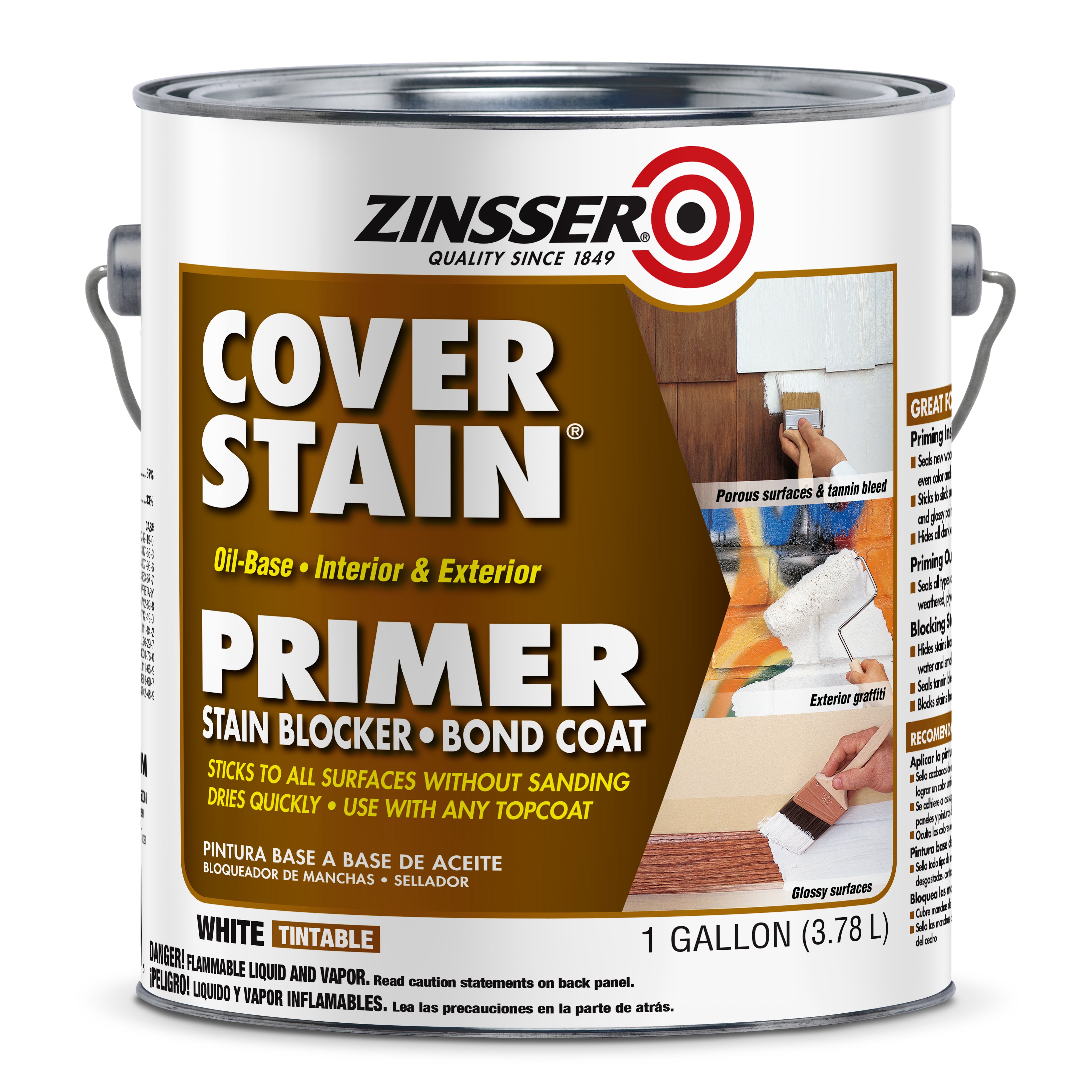 Zinsser Cover-Stain® Oil-Base White Primer
