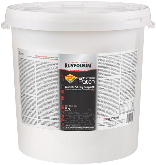 Rust-Oleum Concrete Saver Pourable Concrete Patch, Satin Gray