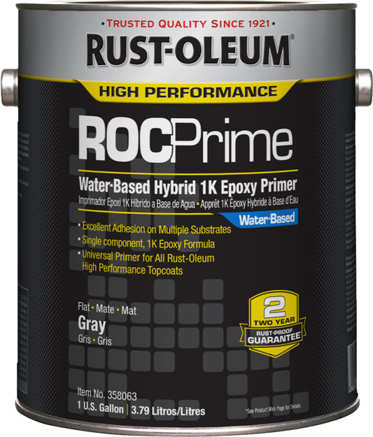 Rust-Oleum ROCPrime High Performance Water-Based Hybrid 1K Epoxy Gray Primer