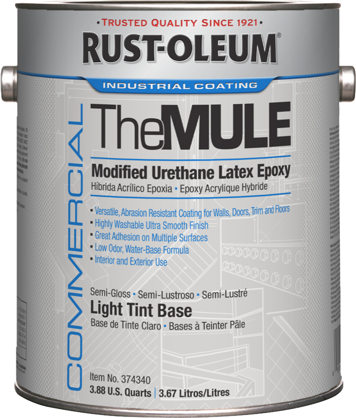 Rust-Oleum The MULE (Modified Urethane Latex Epoxy) Semi-Gloss Coating