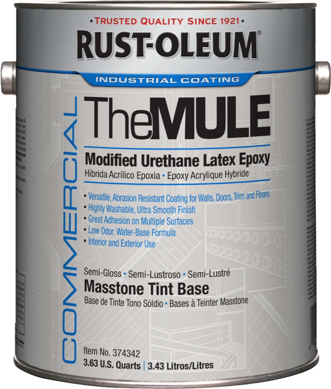 Rust-Oleum The MULE (Modified Urethane Latex Epoxy) Semi-Gloss Coating