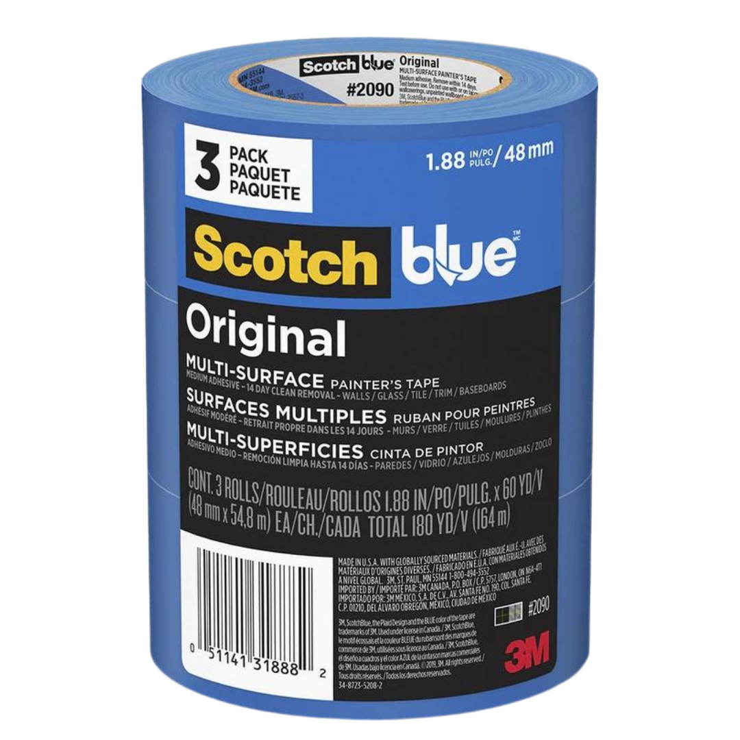 3M ScotchBlue Original Painters Tape 1.88" x 60yd (48mm)