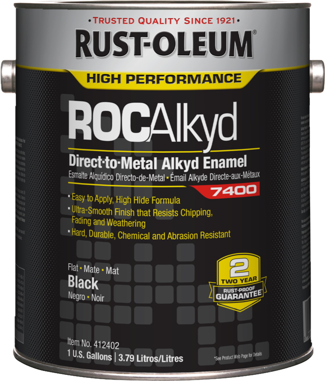Rust-Oleum 7400 SYSTEM DTM ALKYD ENAMEL (450 VOC)