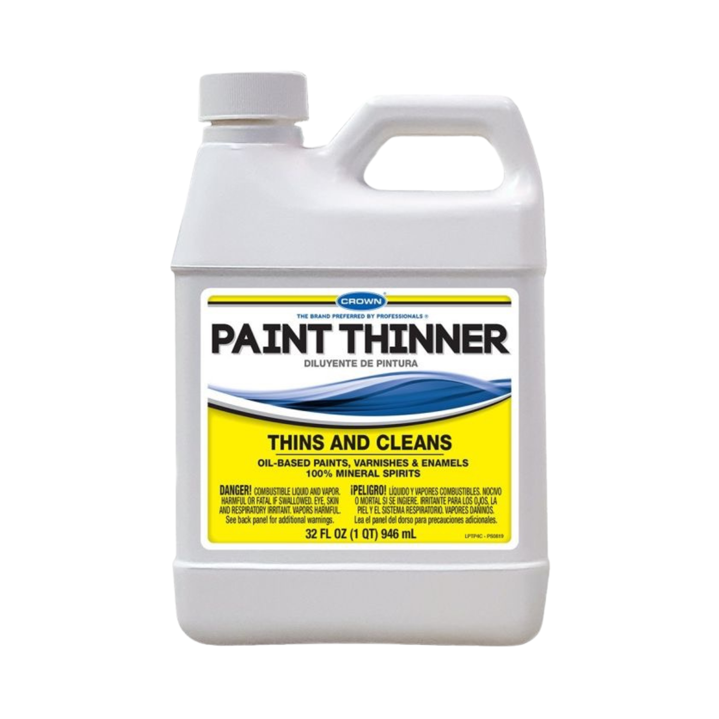 Crown Paint Thinner - Plastic Container
