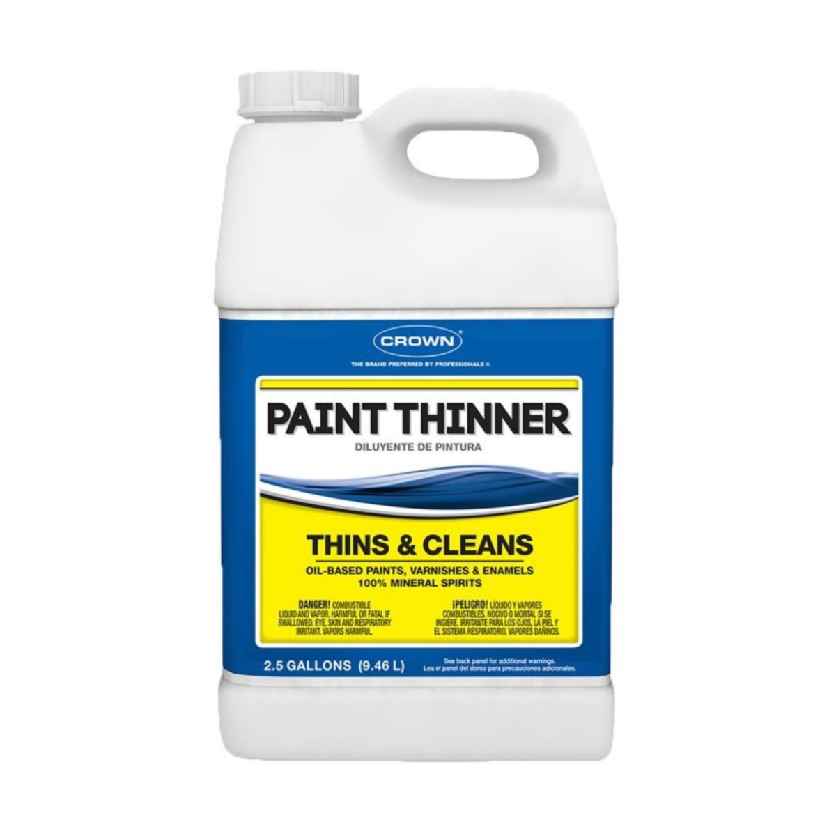 Crown Paint Thinner - Plastic Container