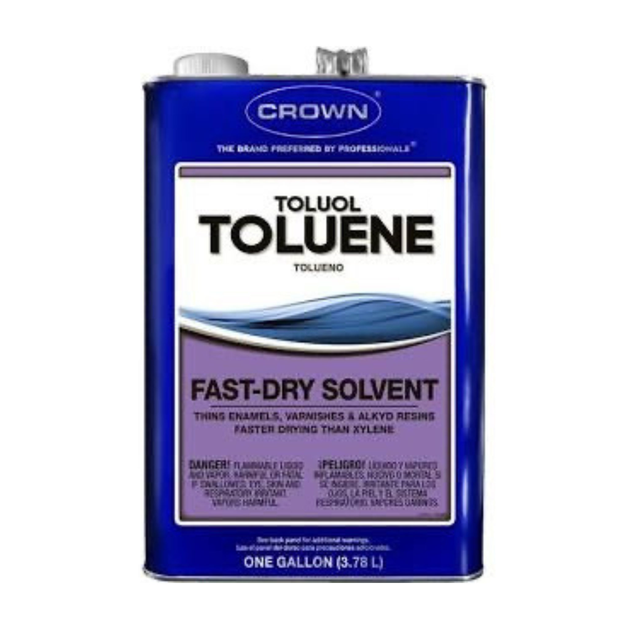 Crown Toluol Fast Drying Solvent 1 Gallon