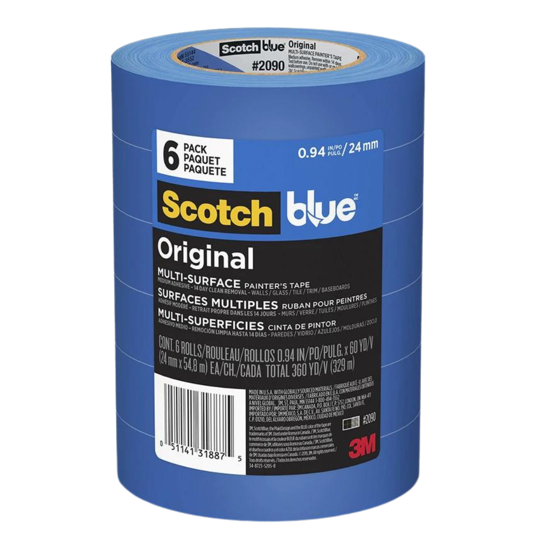 3M ScotchBlue Original Painters Tape .94" x 60yd (24 mm)