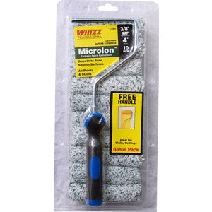 Whizz Microlon 3/8" Nap Mini Roller Cover 10PK