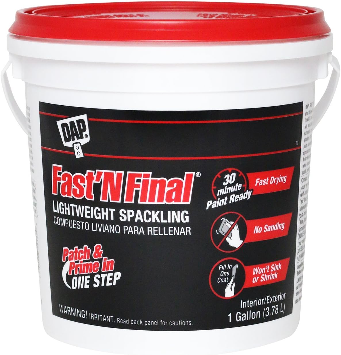 Dap Fast'N Final Lightweight Spackling