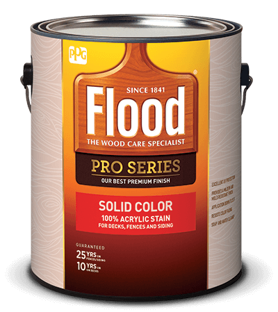FLOOD® PRO Exterior 100% Acrylic Solid Stain