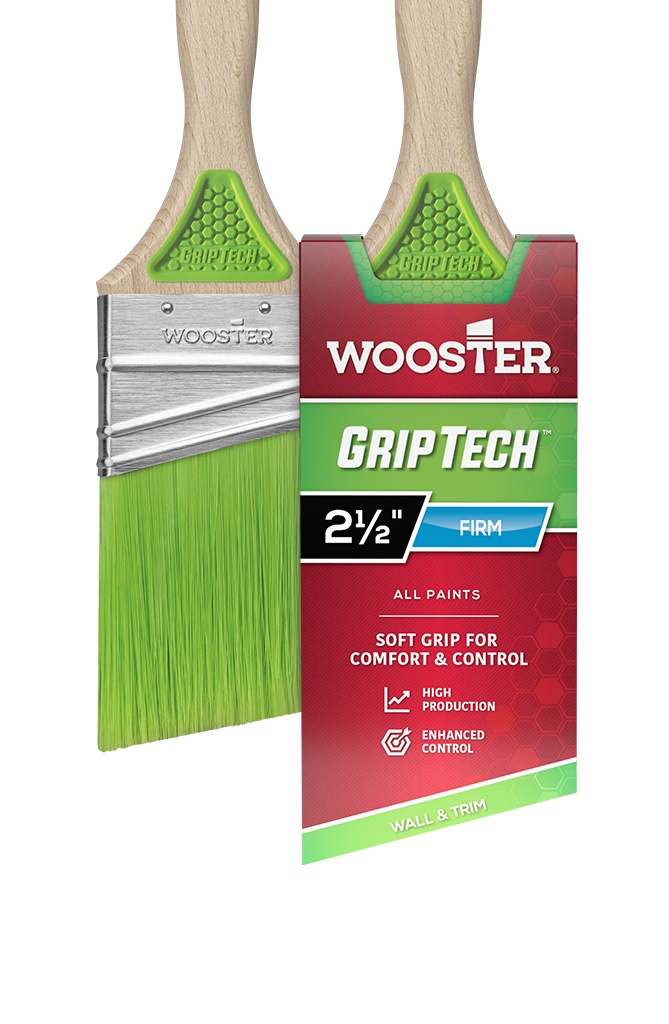 Wooster GripTech Firm Polyester Brush