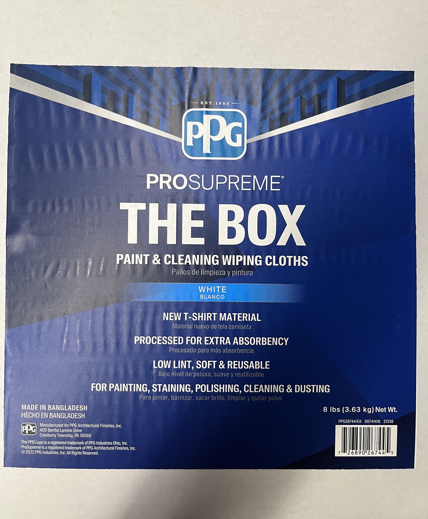 PPG ProSupreme Premium White Rags