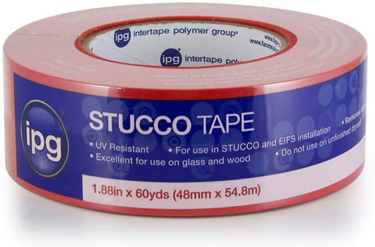 IPG Red Poly 2" Masking Stucco Tape