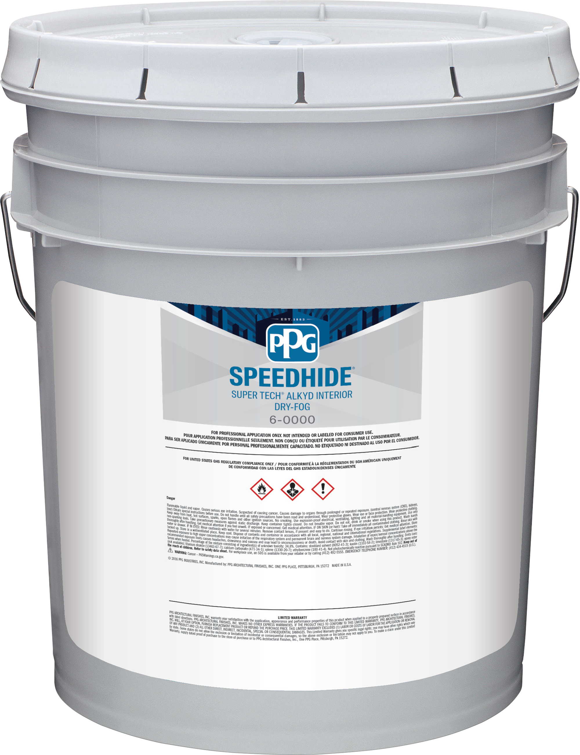 Pittsburgh Paints Co. SPEEDHIDE® SUPER TECH® Interior Latex Flat Dry-Fog