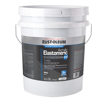 Rust-Oleum Roofing 870 Commercial White Elastomeric Coating
