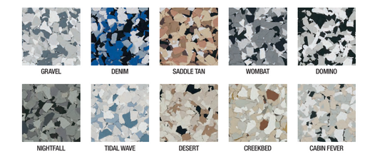Citadel™ Decorative Flooring Flakes 1/4" 40# Box