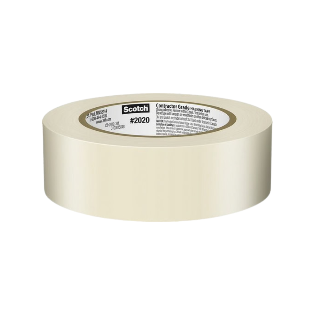 3M Scotch Contractor Grade Masking Tape 1.41" x 60.1yd (36mm)