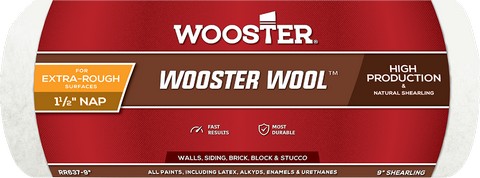 Wooster Wool 9" Roller Covers