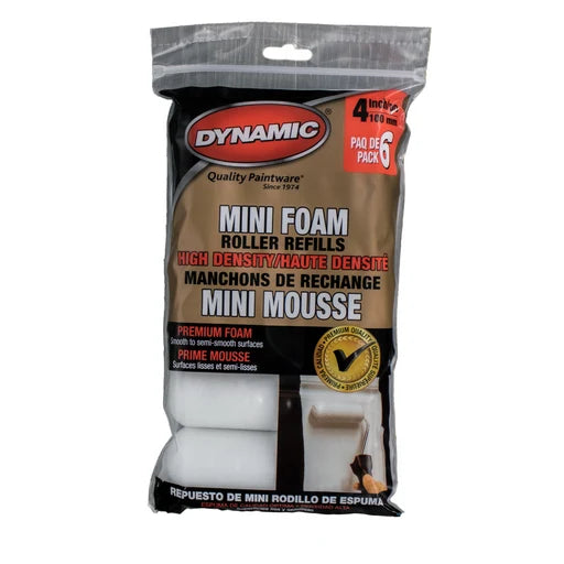 Dynamic® 4″ Mini Foam Roller Refills 6 Pack